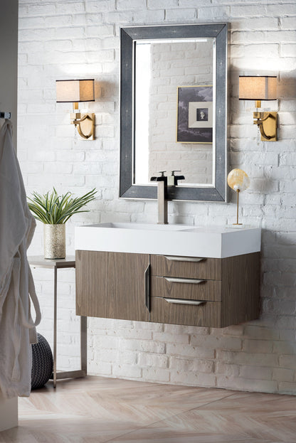 Columbia 36" Single Wall Mount Vanity Cabinet
