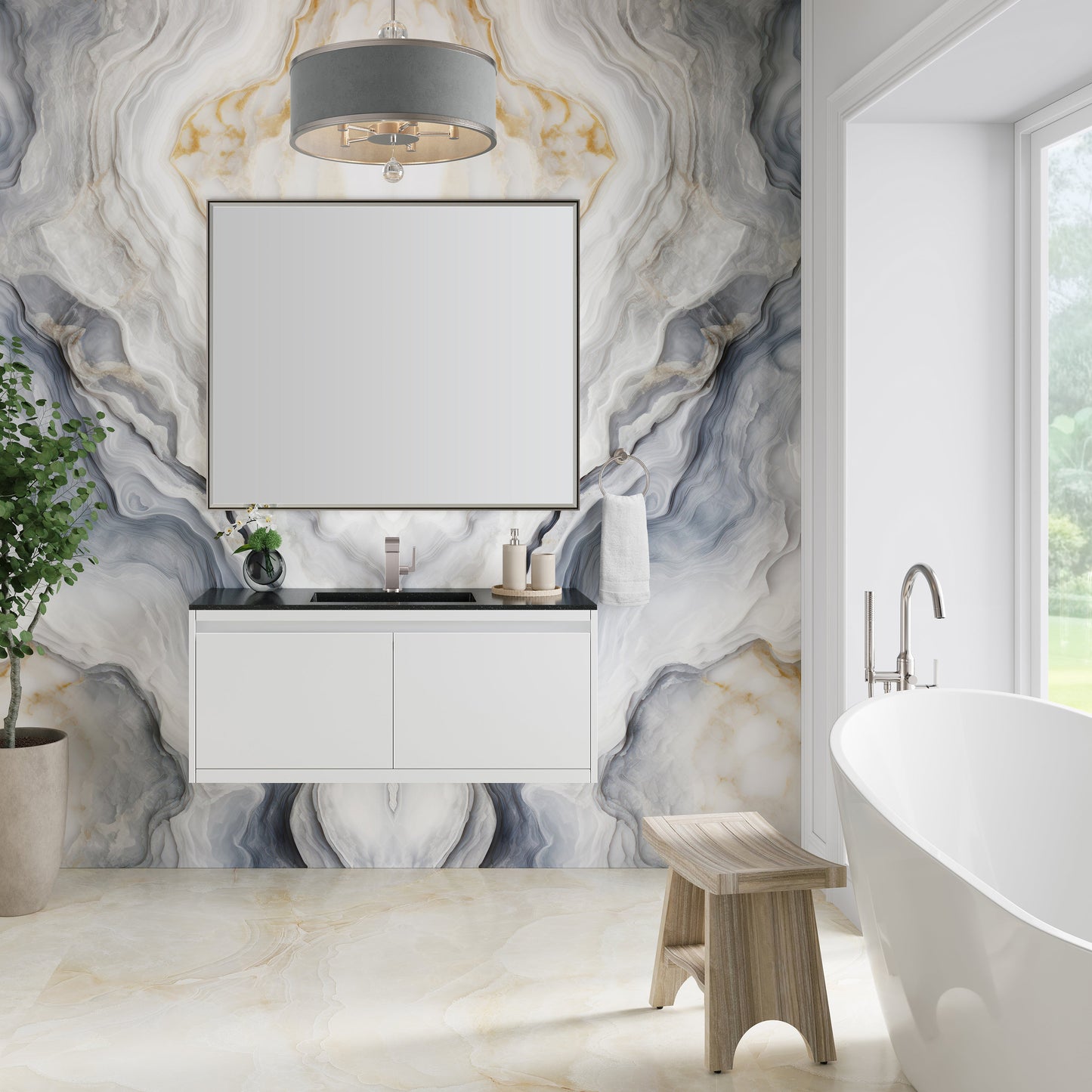 Mantova 47.3" Single Vanity Cabinet