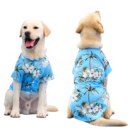 XL-5XL Hawaii Style Cute Spring T-shirts Comfortable Pet Shirt for Medium Large Dog Puppy Pet Clothes Breathable Pet T-shirt