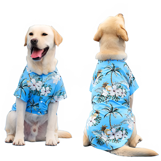 XL-5XL Hawaii Style Cute Spring T-shirts Comfortable Pet Shirt for Medium Large Dog Puppy Pet Clothes Breathable Pet T-shirt