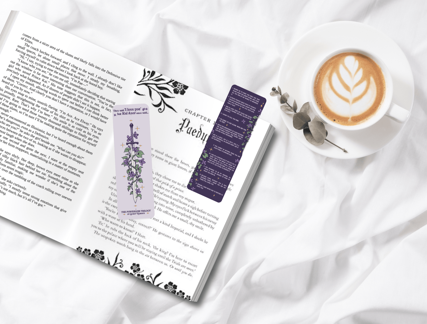 Awfullynerdy.co - Powerless Kai Quotes inspired Dual-Sided Cardstock Bookmark