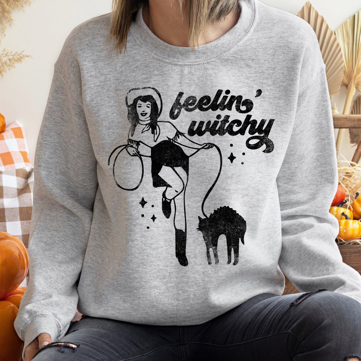 Feeling Witchy Halloween Sweatshirt