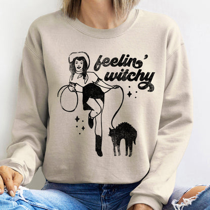 Feeling Witchy Halloween Sweatshirt