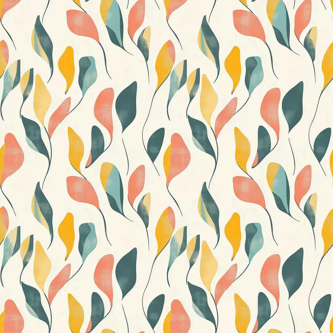 Abstract Garden Melody Wallpaper