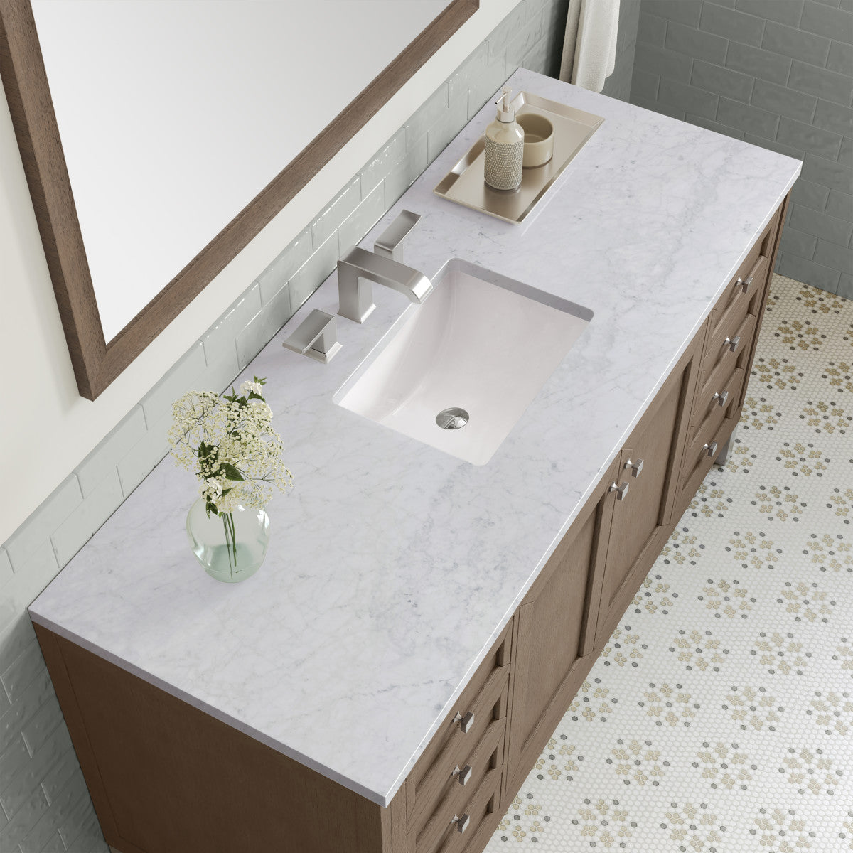 Chicago 60" Single Vanity Cabinet