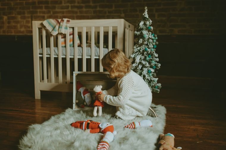 Festive Rattle-Christmas Mouse