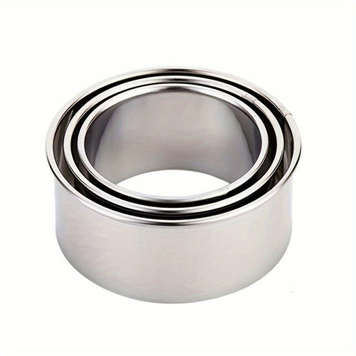 KITEOAGE 3pc Stainless Steel Dumpling and Pastry Cutter Set