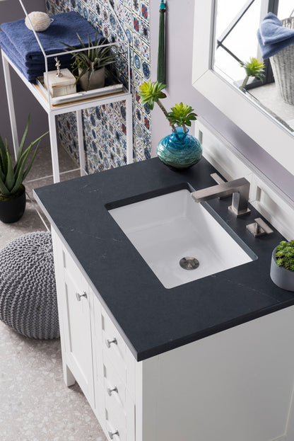 Palisades 30" Single Vanity Cabinet, Bright White
