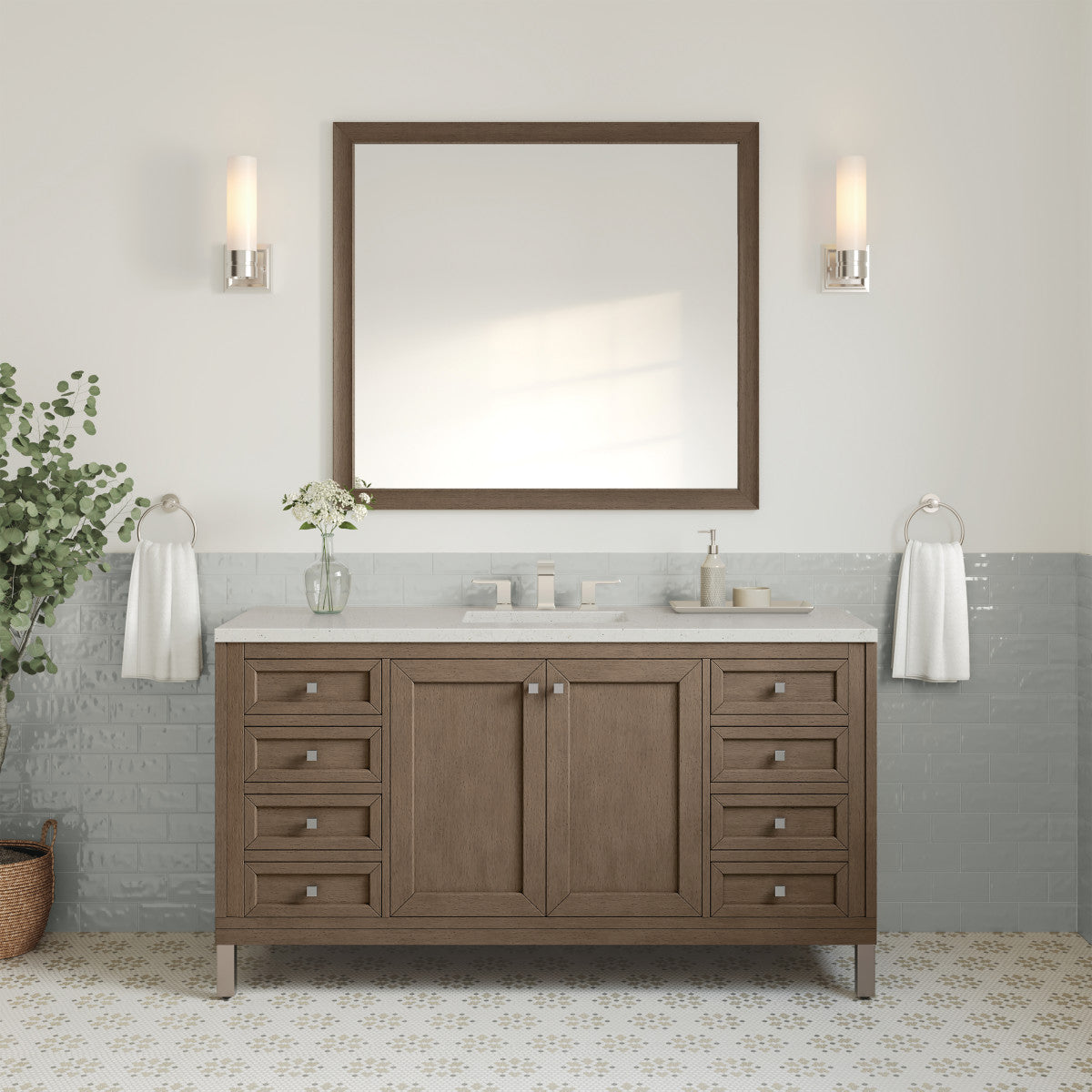 Chicago 60" Single Vanity Cabinet
