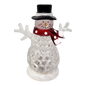 Lighted Shimmer Snowman - 4.5 inch