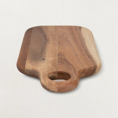 Suar Wood Rectangular Appetizer Tray / Cheese Board - Long