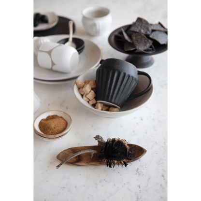 White Matte Stoneware Glazed Bowl