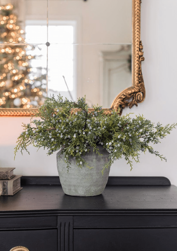Earthy Blue Planter Pot
