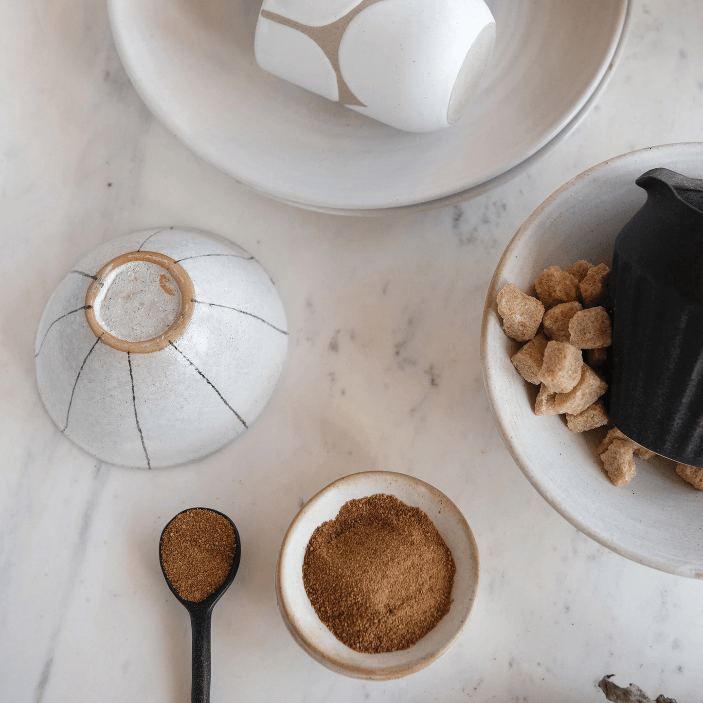White Matte Stoneware Glazed Bowl