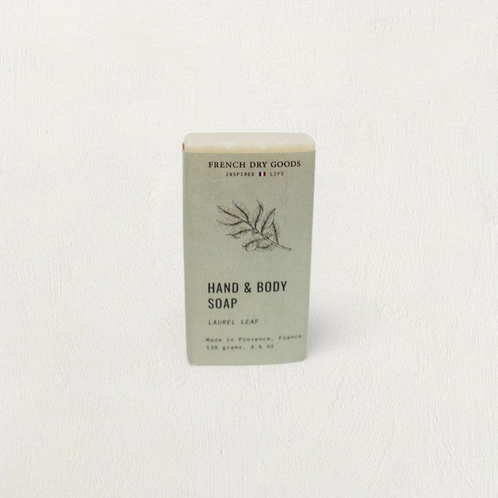 Solid Hand & Body Soap, Laurel Leaf Scent