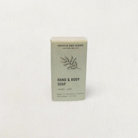 Solid Hand & Body Soap, Laurel Leaf Scent