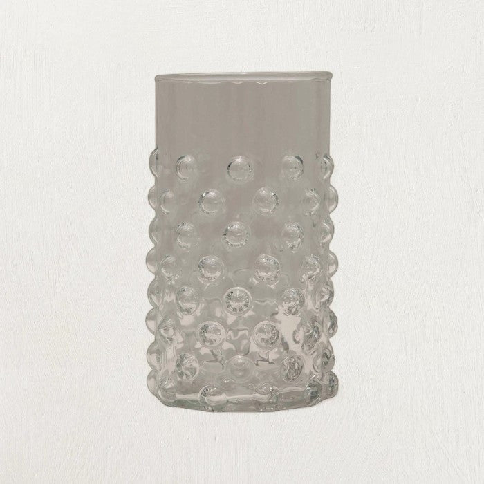 Hobnail Clear 12oz Drinking Glass