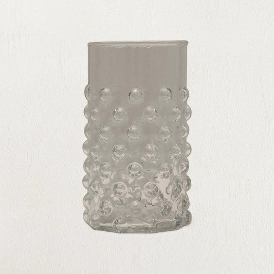 Hobnail Clear 12oz Drinking Glass
