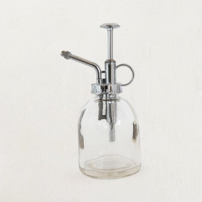 Glass Plant Mister with Silver Pump