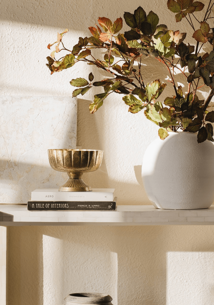 Florence Distressed Gold Compote Bowl