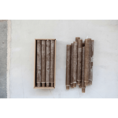 Unscented Tapered Candles, Set of 2 (3 Color Options)