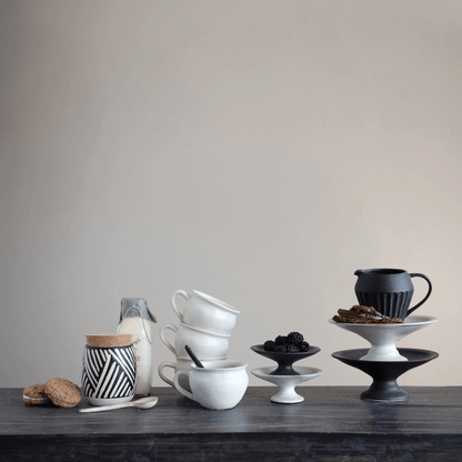 White Glazed Stoneware Mug