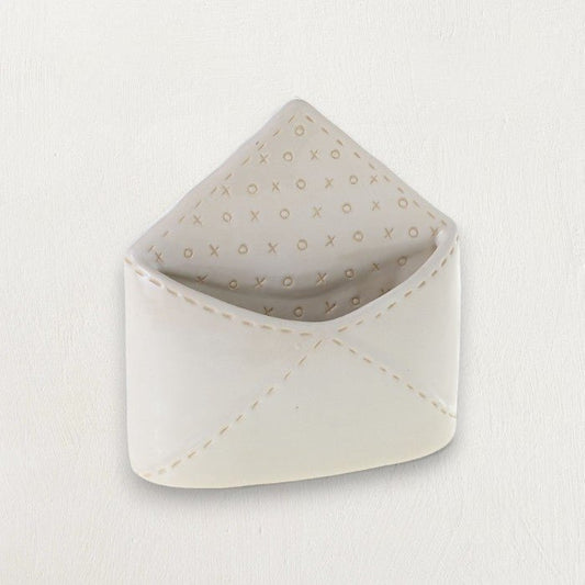 With Love Ceramic Envelope Vase