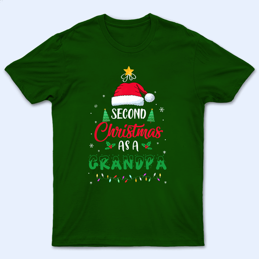 First Christmas As A Grandma - Personalized Custom T Shirt - Birthday, Loving, Funny Gift for Grandma/Nana/Mimi, Mom, Wife, Grandparent