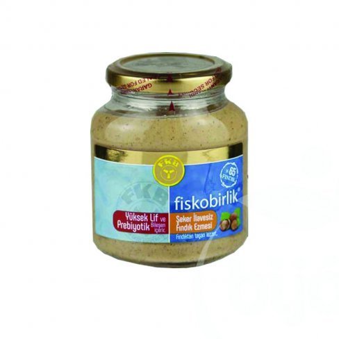 Fiskobirlik Sugar Free Hazelnut Spread - 300G Pure Turkish Hazelnuts, Gluten-Free