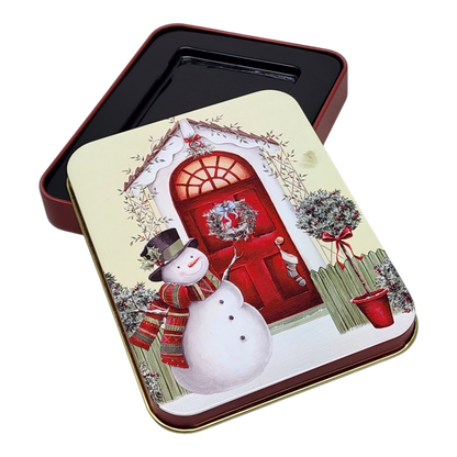 Christmas Gift Card Tin - Snowman's Welcome