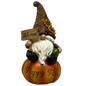 Welcome Fall Gnome on Pumpkin