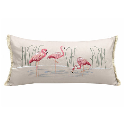 Flamboyance Lumbar Pillow - Indoor Cotton