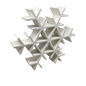 Wood Tabletop Snowflake -