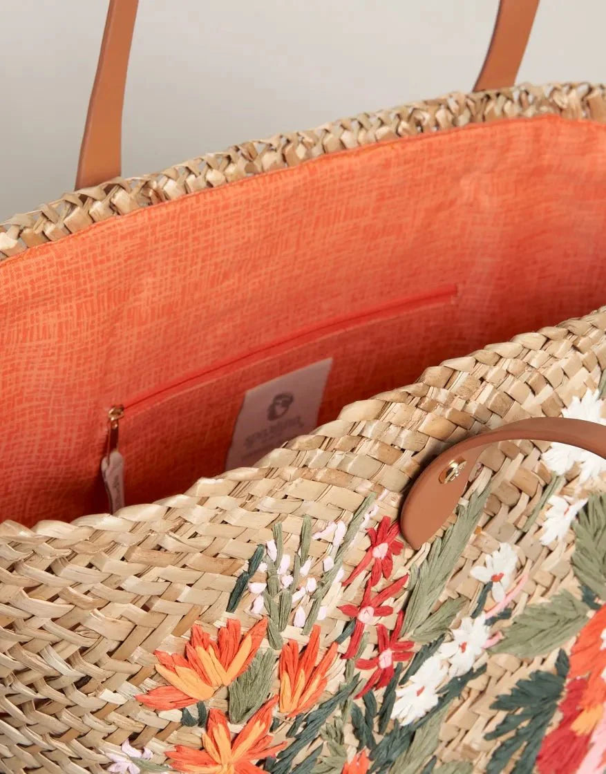 Floral Basket Tote -  Alljoy Landing