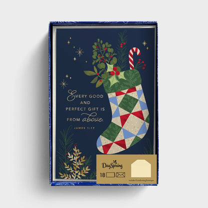 Every Good and Perfect Gift - 18 Christmas Boxed Cards and Envelopes