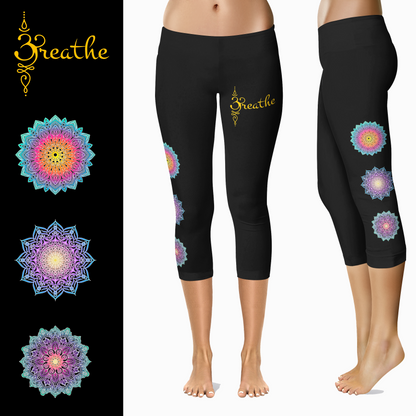 Mandala Leggings with Pockets â€“ Full or Capri Length