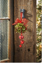 Cardinal Jingle Bell Door Hanger - Kissing Ball - Gold
