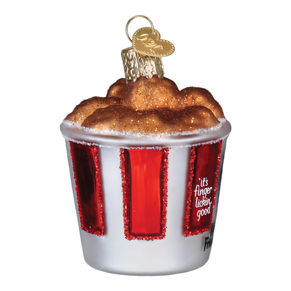 KFC Bucket Of Chicken Glass Ornament