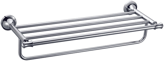 ALFI brand  AB9583 Polished Chrome 23 inch Towel Bar & Shelf Bathroom Accessory