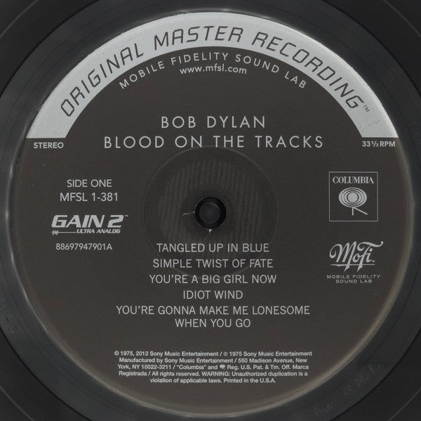 Blood On The Tracks (MFSL VINYL) | Mint (M) Mint (M)