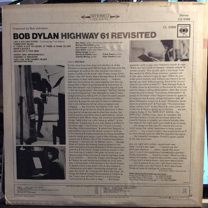Highway 61 Revisited (VINYL) | Very Good Plus Plus (VG++) Very Good Plus (VG+)