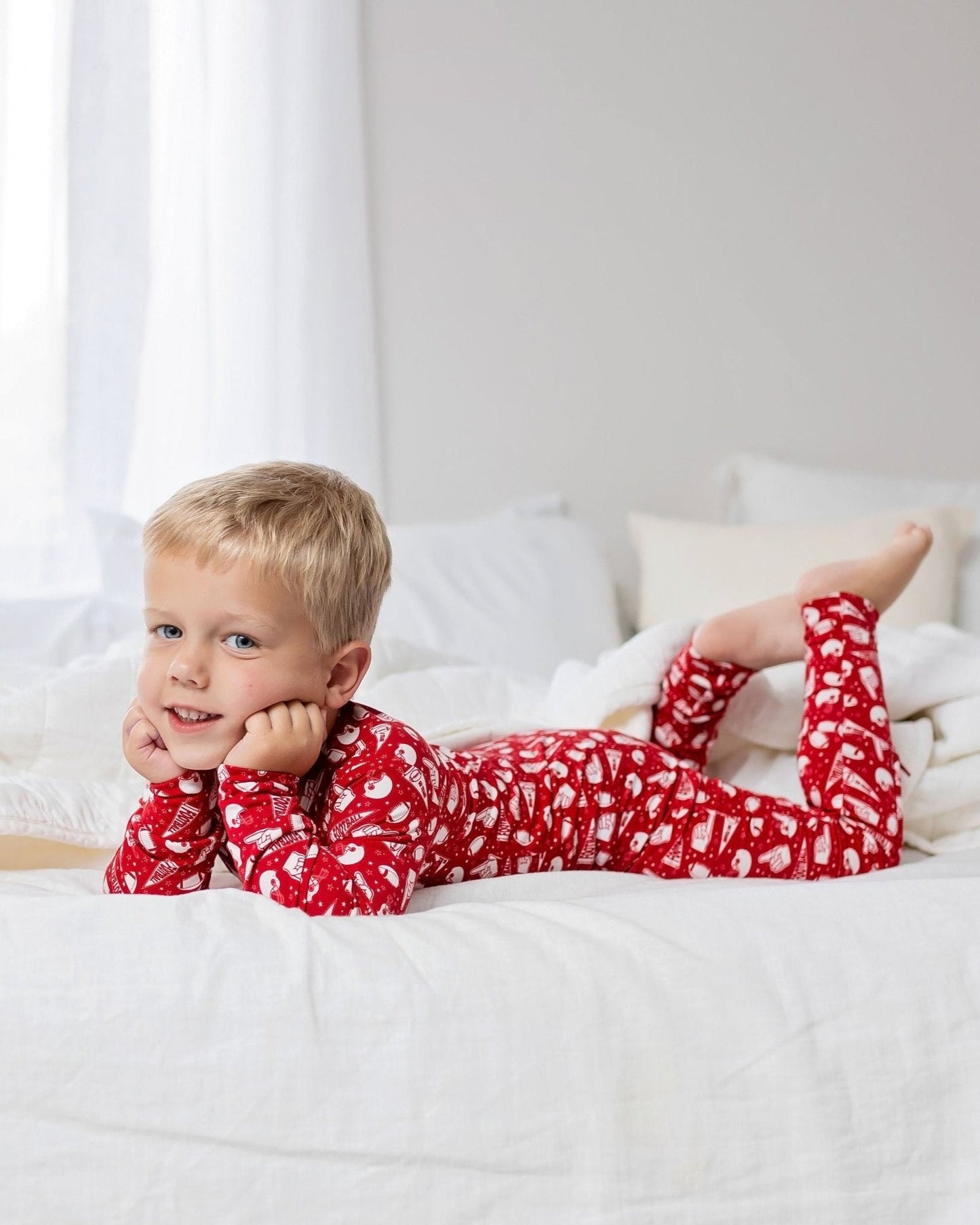 Football Toddler Bamboo Pajama