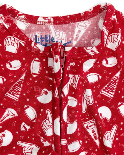 Football Toddler Bamboo Pajama