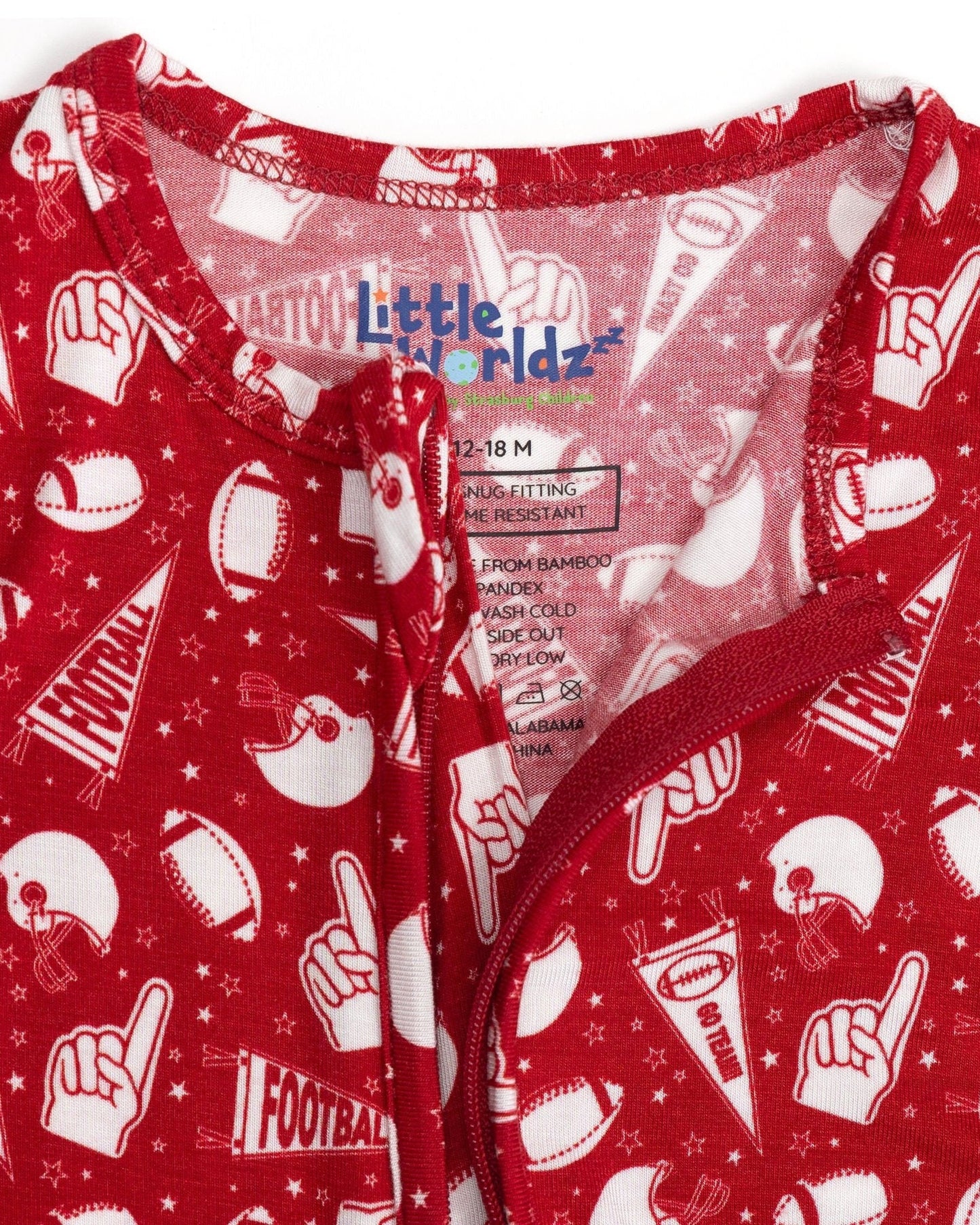 Football Toddler Bamboo Pajama