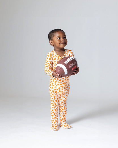 Football Bamboo Baby One-Piece