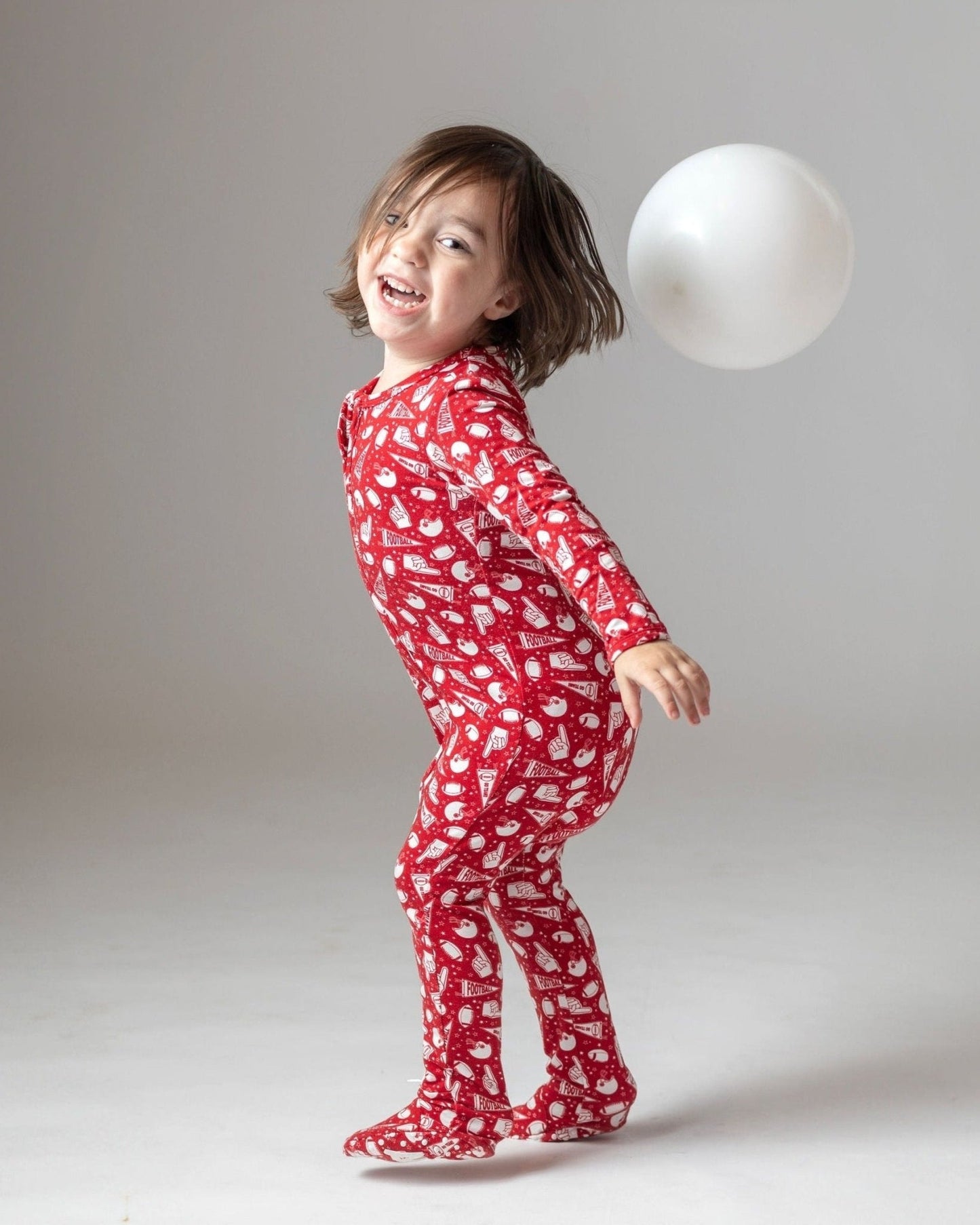 Football Bamboo One-Piece for Baby