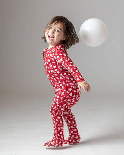 Football Bamboo One-Piece for Baby