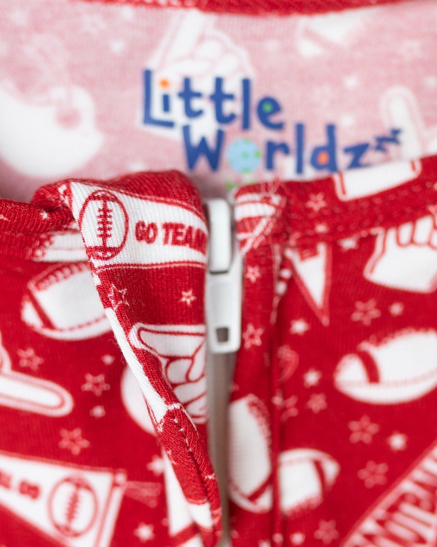 Football Bamboo One-Piece for Baby