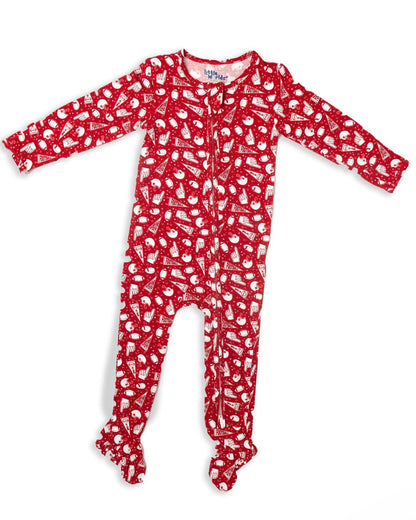 Football Bamboo One-Piece for Baby