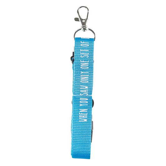 Footprints Lanyard Keychain
